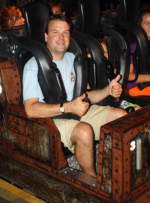 The Mystery Mine Rollercoaster at Dollyood, Pigeon Forge, Tennessee