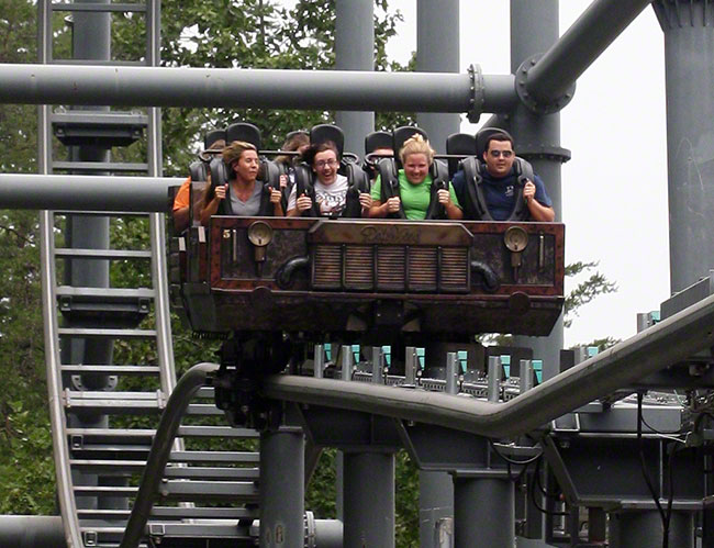 The Mystery Mine Rollercoaster at Dollyood, Pigeon Forge, Tennessee
