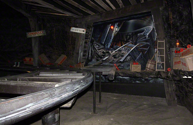 The Mystery Mine Rollercoaster at Dollyood, Pigeon Forge, Tennessee