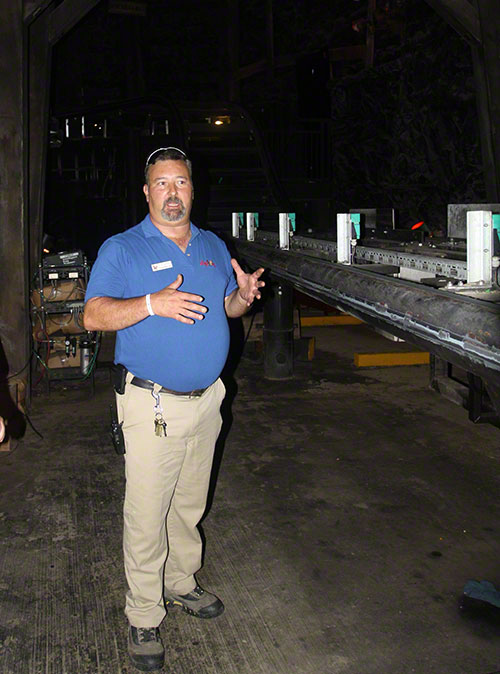 The Mystery Mine Rollercoaster at Dollyood, Pigeon Forge, Tennessee