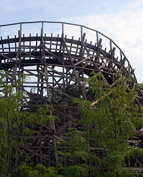 The Thunnderhead Rollercoaster at Dollyood, Pigeon Forge, Tennessee