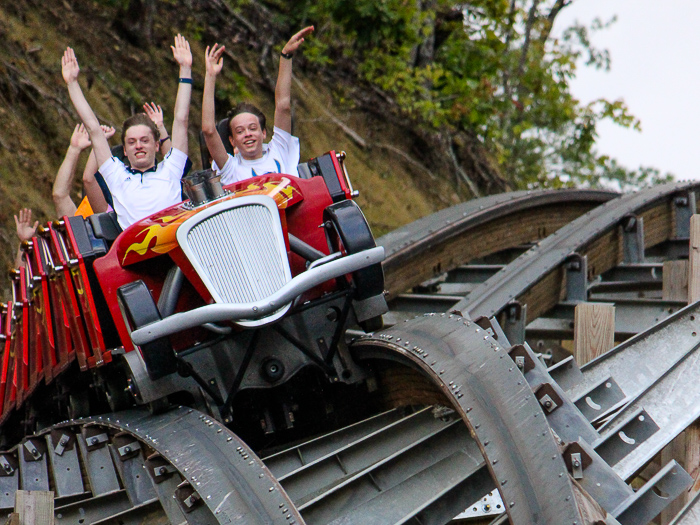The Lightning Rod Rollercoaster at Dollywood Theme Park, Pigeon Forge, Tennessee
