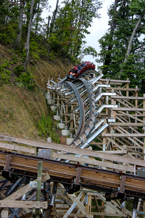 The Lightning Rod Rollercoaster at Dollywood Theme Park, Pigeon Forge, Tennessee