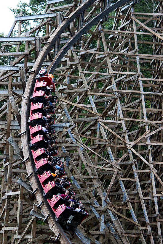 The Lightning Rod Rollercoaster at Dollywood Theme Park, Pigeon Forge, Tennessee