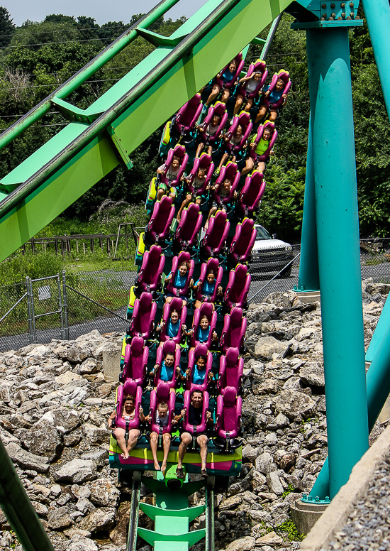 The Hydra Roller Coaster at Dorney Park, Allentown, Pennsylvania