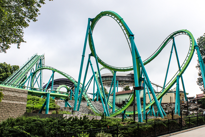 The Hydra Roller Coaster at Dorney Park, Allentown, Pennsylvania