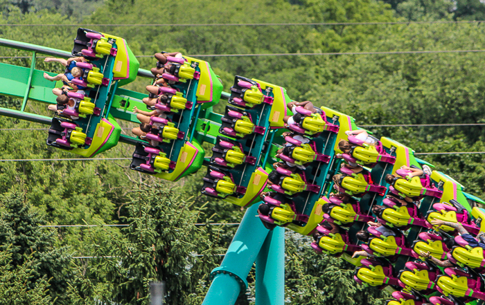 The Hydra Roller Coaster at Dorney Park, Allentown, Pennsylvania
