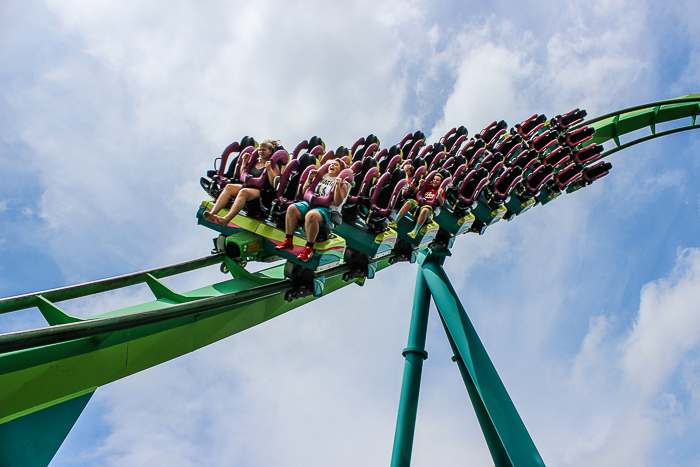 The Hydra Roller Coaster at Dorney Park, Allentown, Pennsylvania