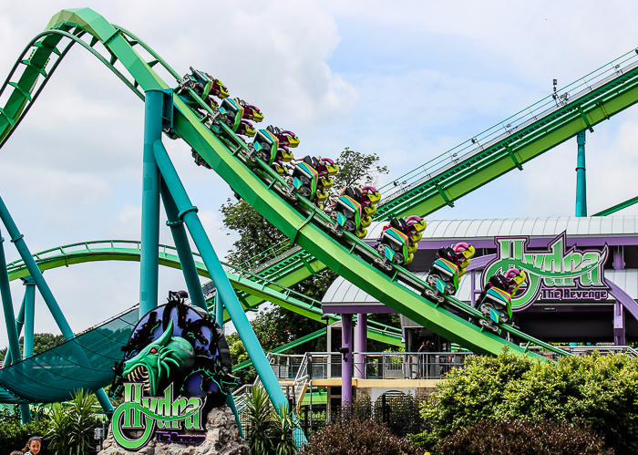 The Hydra Roller Coaster at Dorney Park, Allentown, Pennsylvania