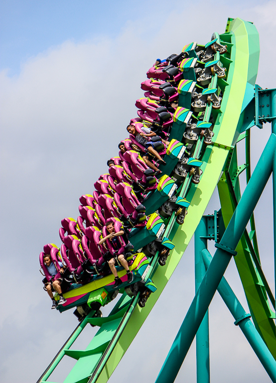 The Hydra Roller Coaster at Dorney Park, Allentown, Pennsylvania