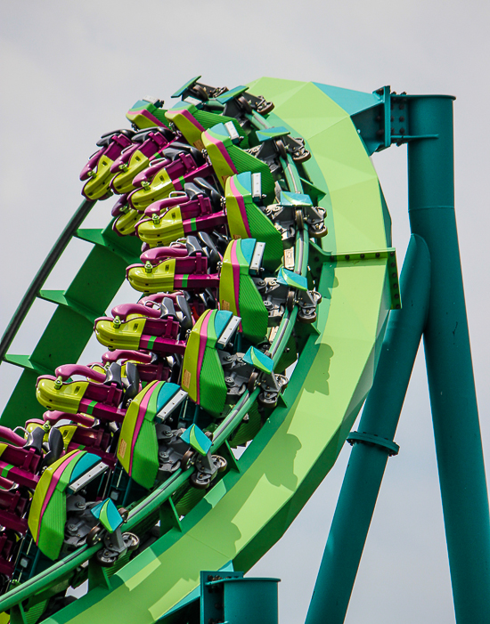 The Hydra Roller Coaster at Dorney Park, Allentown, Pennsylvania