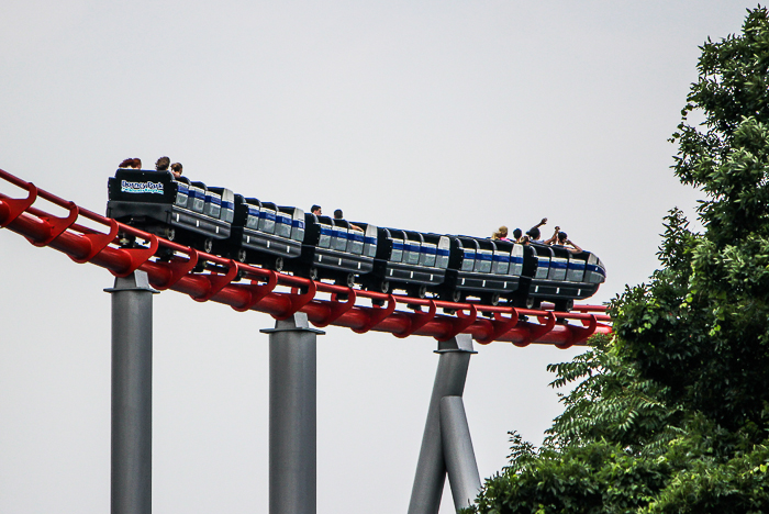 The Steel Force Roller Coaster at Dorney Park, Allentown, Pennsylvania
