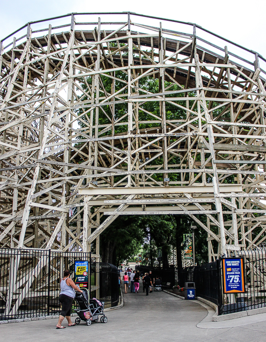 The Thunderhawk Roller Coaster at Dorney Park, Allentown, Pennsylvania