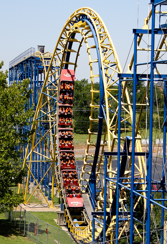 The Diamondback Roller Coaster at Frontier City Theme Park, Oklahoma City, Oklahoma