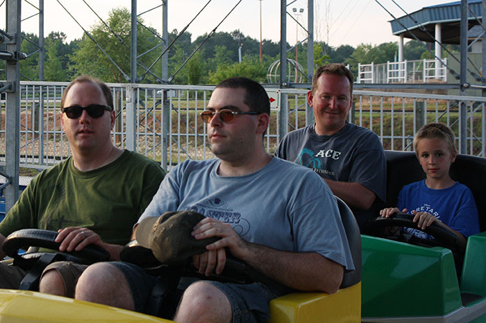 The Screaming Eagle Rollercoaster at Dixieland Amusement Park, Fayetteville, Georgia