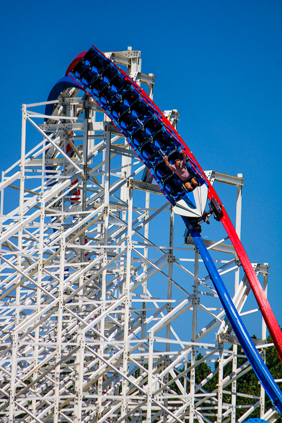 The ArieForce One roller coaster at Fun Spot America Atlanta in Fayetteville, GA