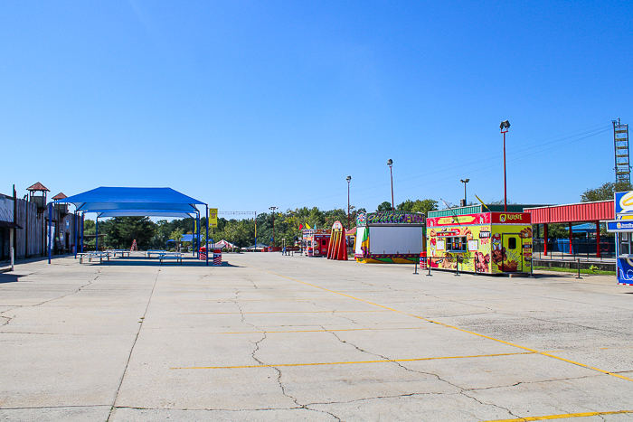 The ArieForce One roller coaster at Fun Spot America Atlanta in Fayetteville, GA