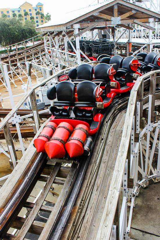 The Mine Blower Looping Coaster at Fun Spot America Kissimmee, Florida