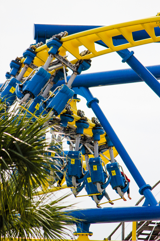  The Freedom Flyer family inverted roller coaster at Fun Spot America Orlando, Florida