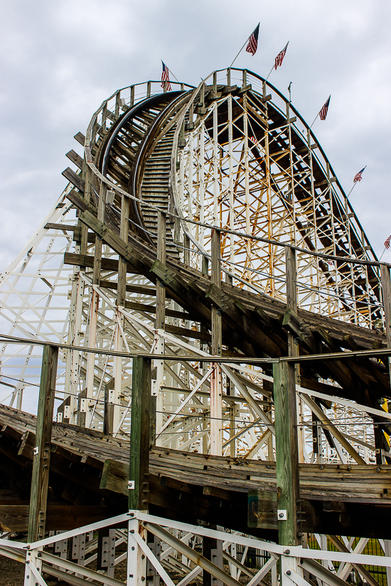 The White Lightnin rollercoaster at Fun Spot America Orlando, Florida