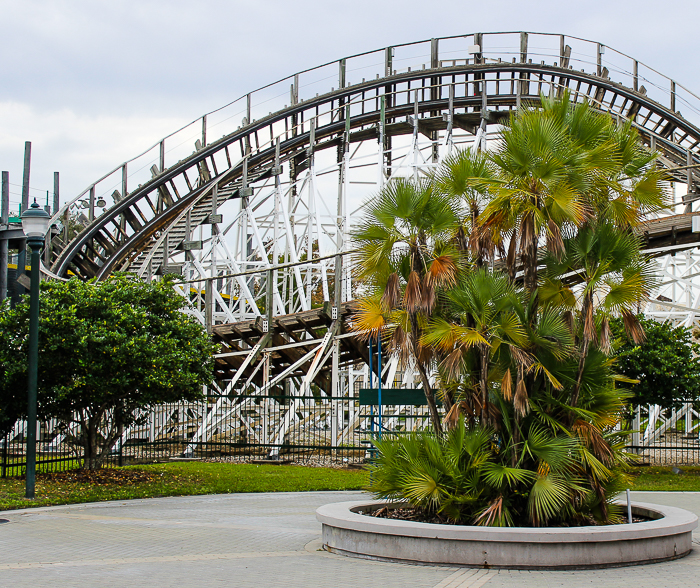 The White Lightnin' coaster at Fun Spot America Orlando, Florida
