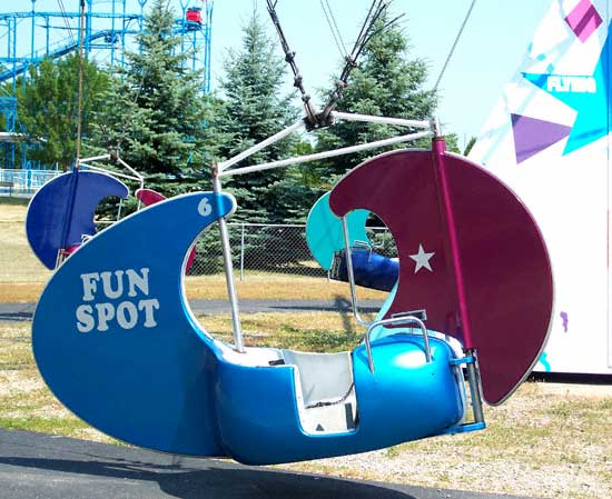 Flying Scooters at Fun Spot, Angola, Indiana