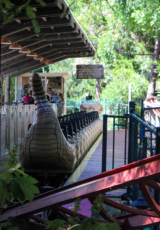 The Timberline Twister Roller Coaster at Gilroy Gardens, Gilroy, California