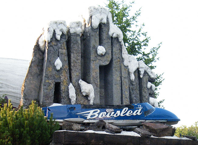 The Alpine Bobsled rollercoaster at The Great Escape, Lake George, New York