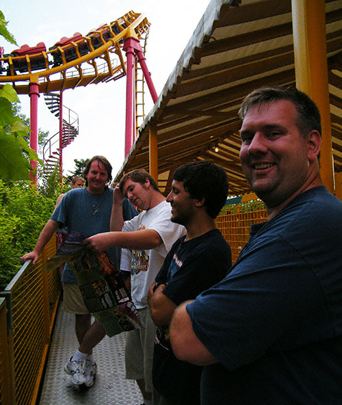 The Boomerang Coast to Coaster Roller Coaster At The Great Escape, Lake George, New York