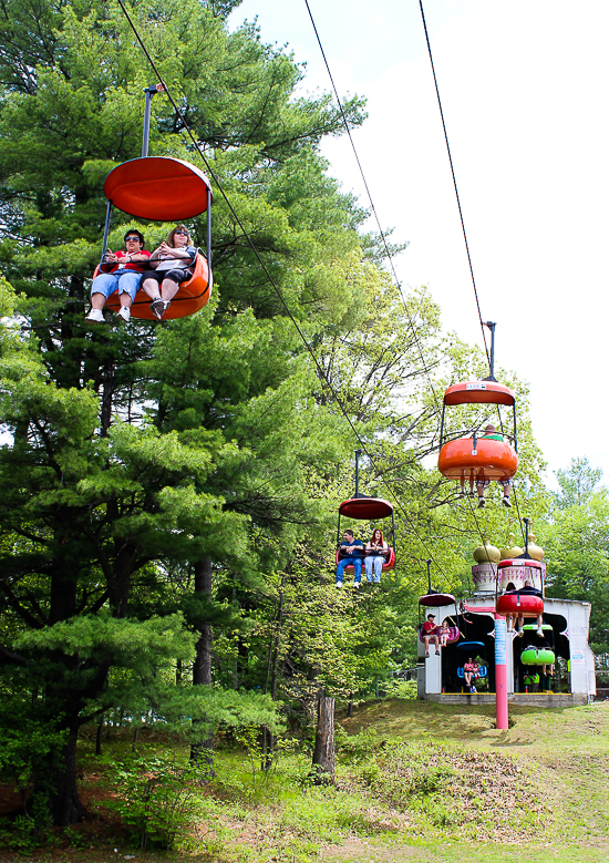 The Comet roller coaster at Six Flags The Great Escape, Queensbury, New York