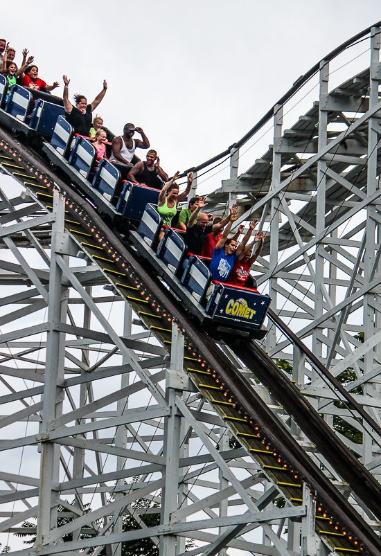 The Comet Rollercoaster atHersheypark, Hershey, Pennsylvania