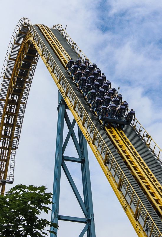 The Skyrush Rollercoaster atHersheypark, Hershey, Pennsylvania
