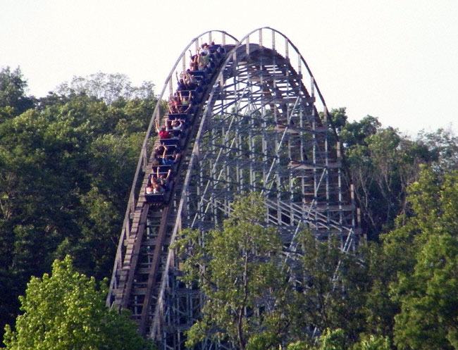 The Voyage Roller Coaster at Holiday World @ Splashin' Safari, Santa Claus, IN