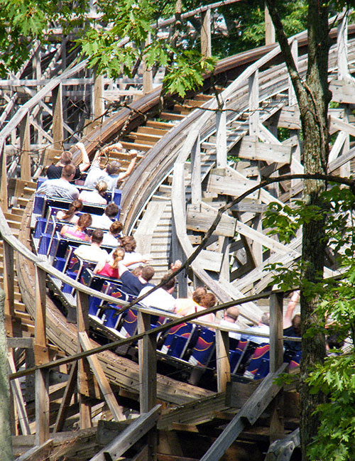 The Legend Rollercoaster at Holiday World @ Splashin' Safari, Santa Claus, IN