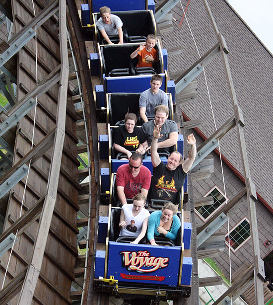 The Voyage Rollercoaster at Holiday World & Splashin' Safari, Santa Claus, Indiana