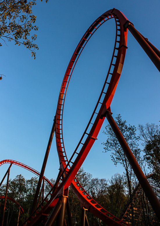 The worlds first launched Wing Rider Rollercoaster Thunderbird at Holiday World, Santa Claus, Indiana