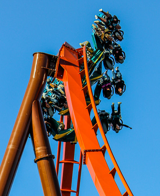 The worlds first launched Wing Rider Rollercoaster Thunderbird at Holiday World, Santa Claus, Indiana