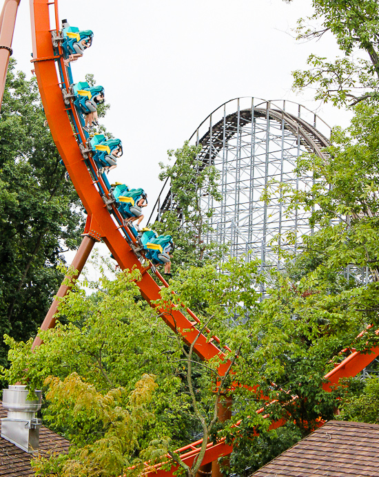 The Thunderbird Roller Coaster at Holiday World, Santa Claus, Indiana
