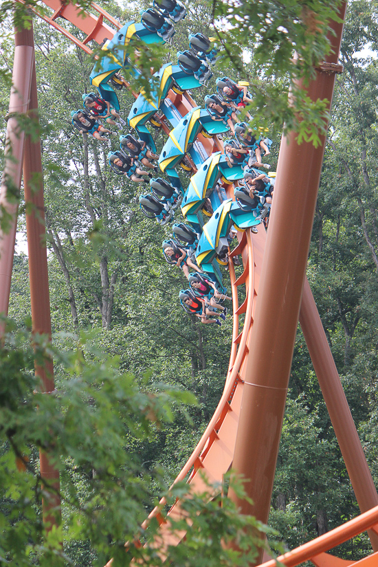 The Thunderbird Roller Copaster at Holiday World, Santa Claus, Indiana