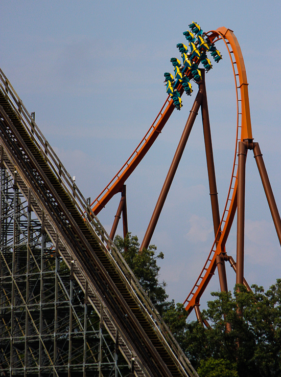 The Thunderbird Roller Copaster at Holiday World, Santa Claus, Indiana