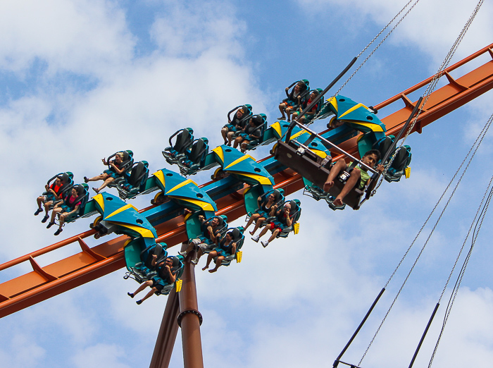 The Thunderbird roller coaster at Holiday World, Santa Claus, Indiana
