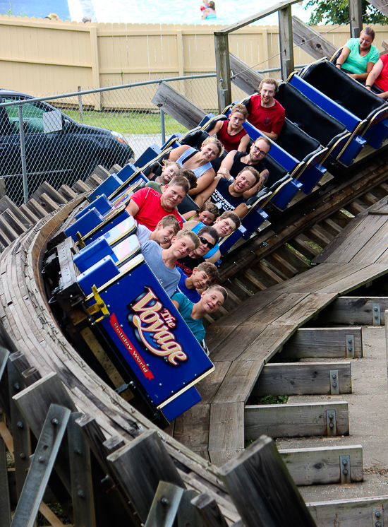 The Voyage Roller Copaster at Holiday World, Santa Claus, Indiana