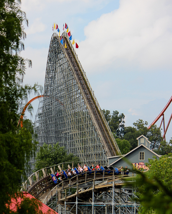 The Voyage Roller Coaster at Holiday World, Santa Claus, Indiana