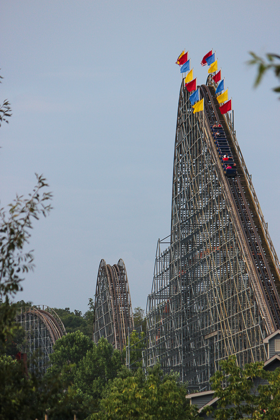 The Voyage Roller coaster at Holiday World, Santa Claus, Indiana