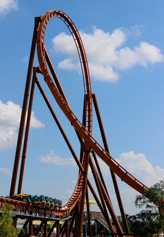 The Thunderbird Roller coaster at Holiday World, Santa Claus, Indiana