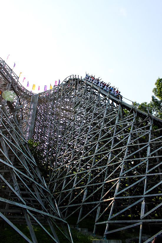 The Legend rollercoaster at Holiday World, Santa Claus, Indiana