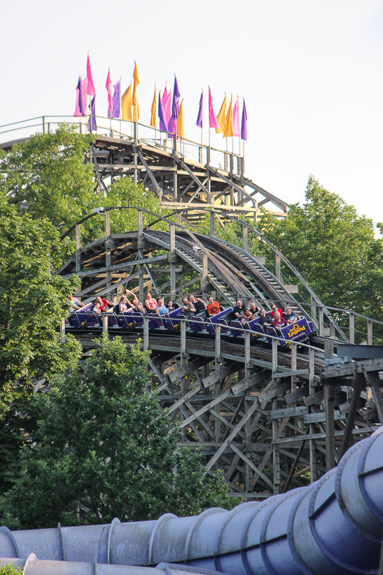The Legend rollercoaster at Holiday World, Santa Claus, Indiana