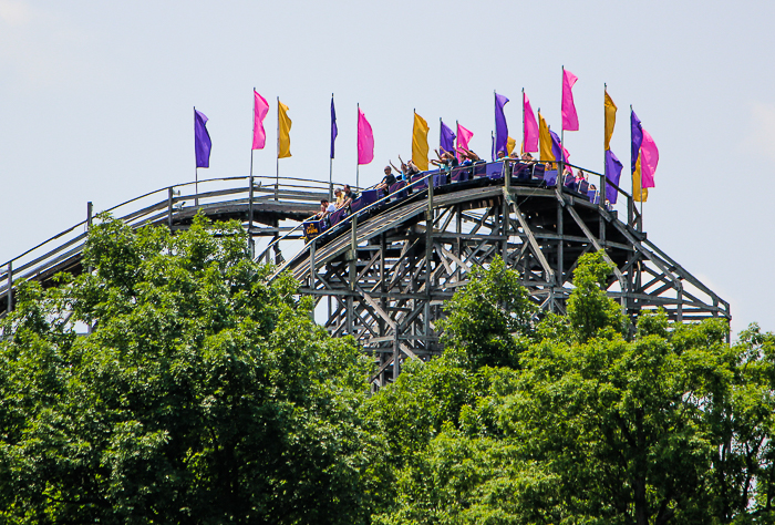 The Legend rollercoaster at Holiday World, Santa Claus, Indiana