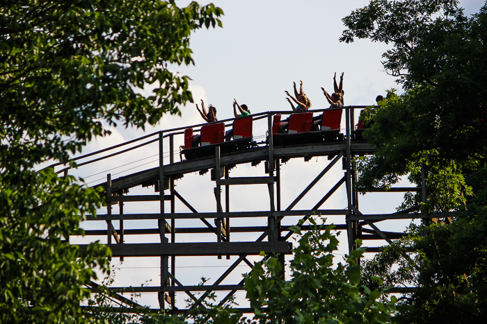 The Raven rollercoaster at Holiday World, Santa Claus, Indiana