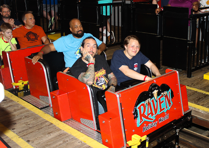 The Raven rollercoaster at Holiday World, Santa Claus, Indiana